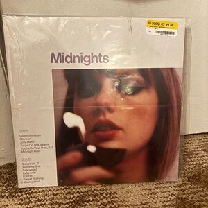 taylor swift midnights lavender vinyl record